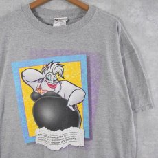 画像1: 90's〜 Disney Ursula USA製 キャラクタープリントTシャツ XL (1)