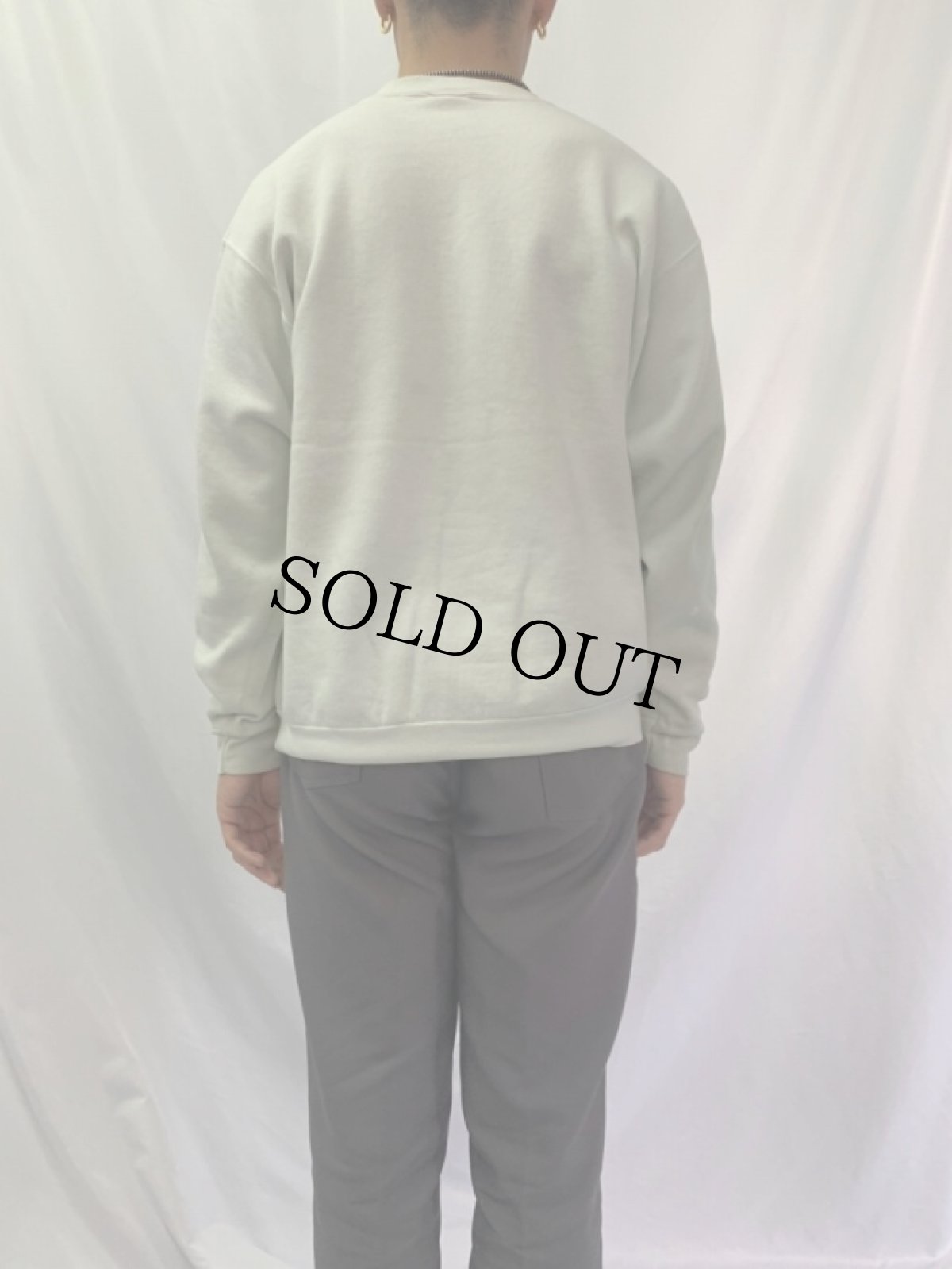 画像4: 90's Mary Carole USA製 サイン入り フラワーアートプリントスウェット XL (4)