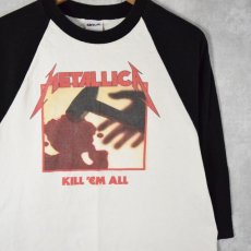 画像1: METALLICA  "KILL'EM ALL" ロックバンドラグランTシャツ M (1)