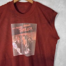 画像1: 90's MICHAEL JACKSON "THRILLER" ミュージシャンプリントタンクトップ  (1)