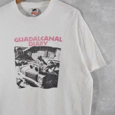 画像1: 90's USA製 "GUADALCANAL DIARY" オルタナティブロックバンドTシャツ XL (1)