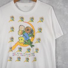 画像1: 80's PAUL McCARTNEY USA製 ミュージシャンツアーTシャツ XL (1)