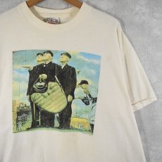 画像1: 90's Norman Rockwell "Game Called Because of Rain" アートTシャツ XL (1)