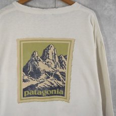 画像1: 90's〜 Patagonia USA製 イラストプリントロンT L (1)