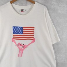 画像1: 90's PINK PANTHER USA製 キャラクタープリントTシャツ XXL (1)