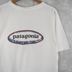 画像1: 90's〜 Patagonia ロゴプリントTシャツ M (1)
