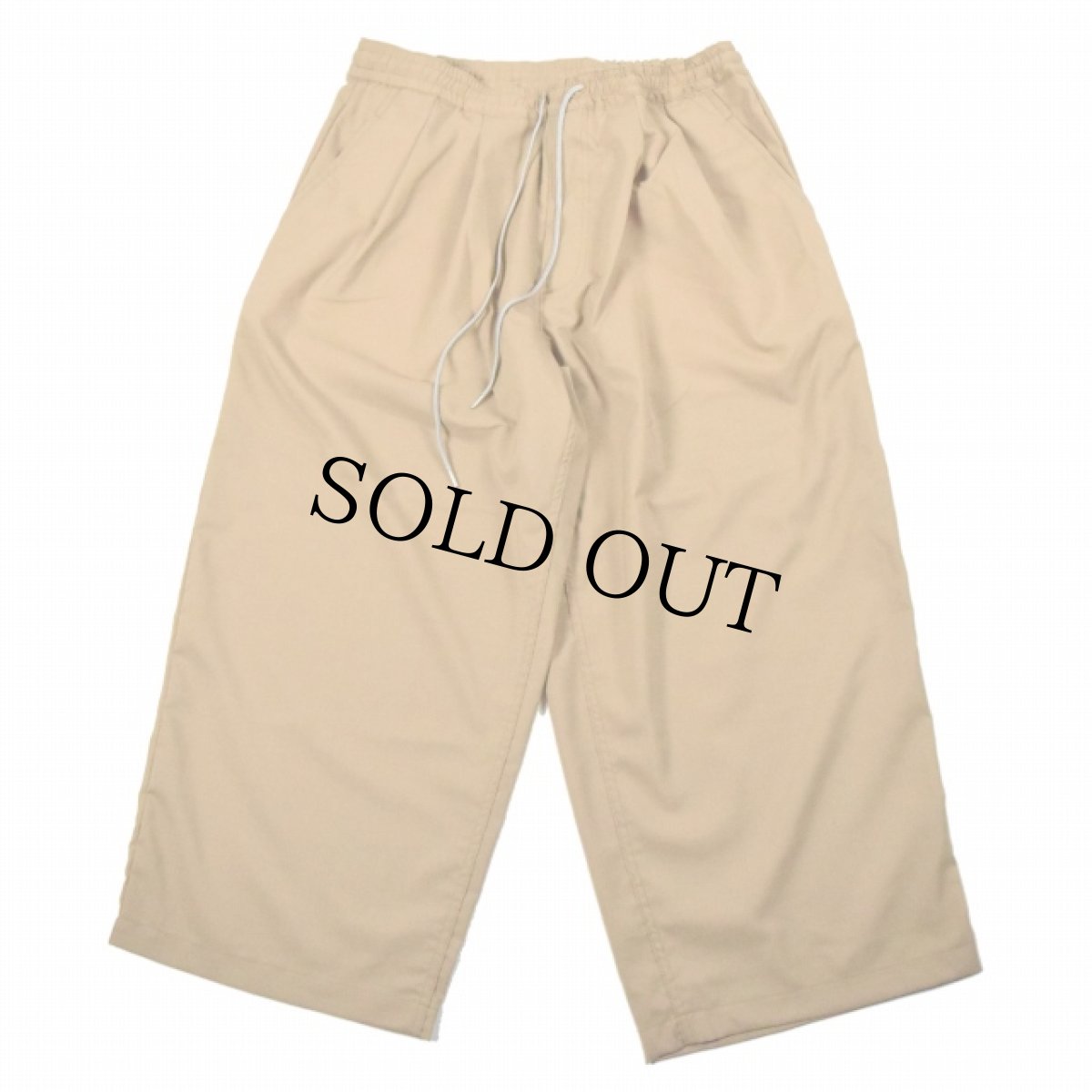 画像1: 【SALE】 GOFUKUSAY "TRICYCLE PANTS" BEIGE 【FREE】 (1)