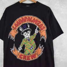 画像1: 90's METALLICA "LOADAPALOOZAS CREW" ヘヴィメタルバンド プリントTシャツ L (1)