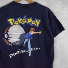画像1: 90's Pokemon "POKE BALL GO!!" キャラクタープリントTシャツ XL (1)