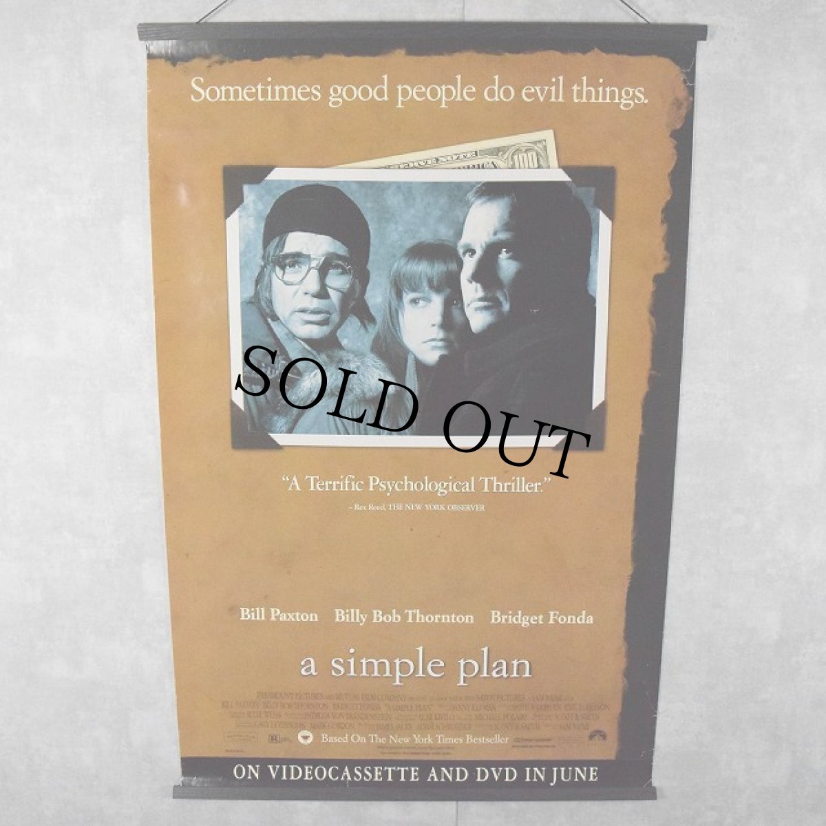 画像1: 【SALE】1998 "A Simple Plan" Movie Poster (1)