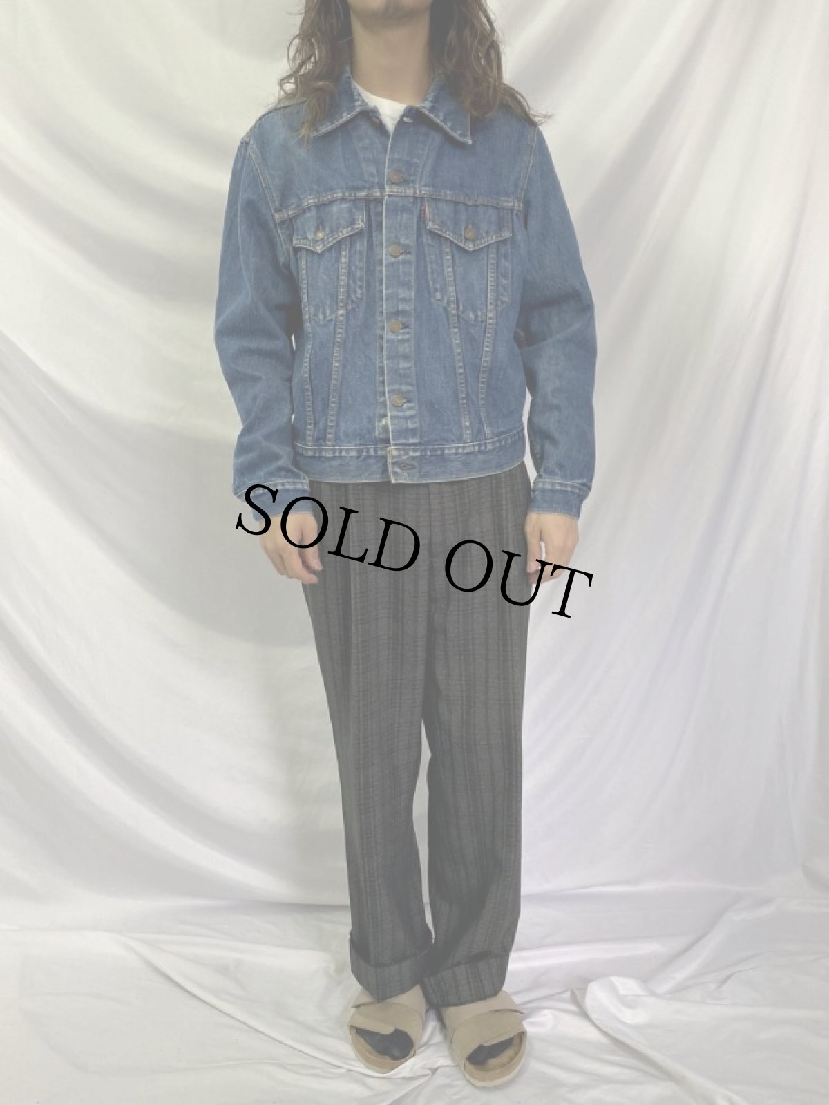 画像2: 80's Levi's 75506 CANADA製 デニムジャケット SIZE42 (2)