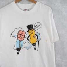 画像1: 90's Mr.Peanut USA製 キャラクタープリントTシャツ L (1)