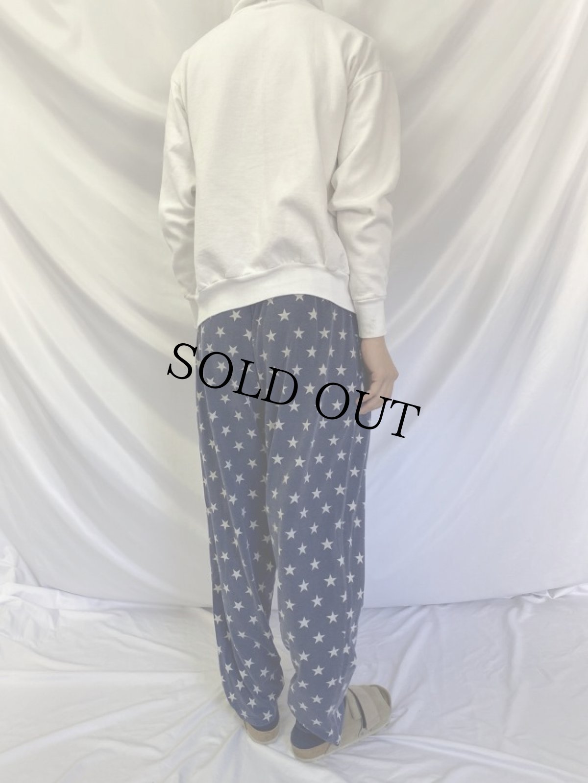 画像4: 90's ブート GUCCI ロゴプリントスウェットフーディー (4)