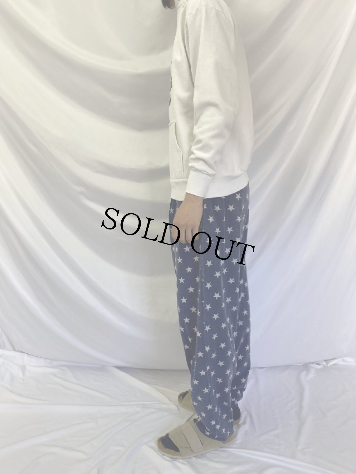 画像3: 90's ブート GUCCI ロゴプリントスウェットフーディー (3)