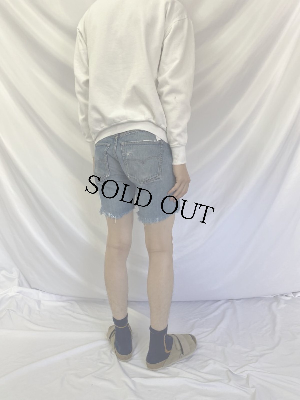 画像4: 70's Levi's 501 66前期 カットオフ デニムパンツ W31 (4)