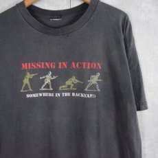画像1: 90's〜 GREEN ARMY "MISSING IN ACTION" プリントTシャツ (1)