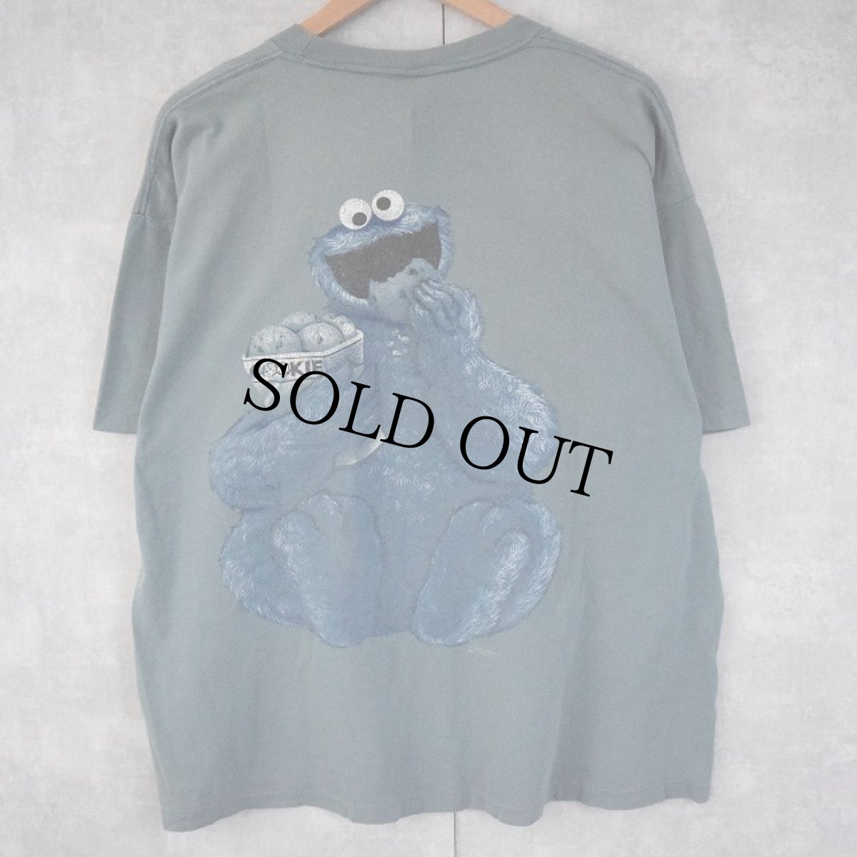 画像2: 90's COOKIE MONSTER USA製 "Calvin Klein"パロディTシャツ XL (2)