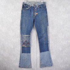 画像1: 70's Levi's 646 リメイク フレアデニムパンツ W31 (1)