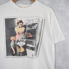 画像1: 90's Paper Moon USA製 プリントTシャツ L (1)