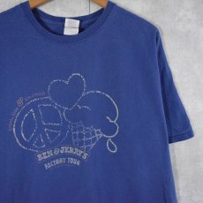 画像1: 【SALE】90's BEN&JERRY'S "FACTORY TOUR" 企業プリントTシャツ XL (1)