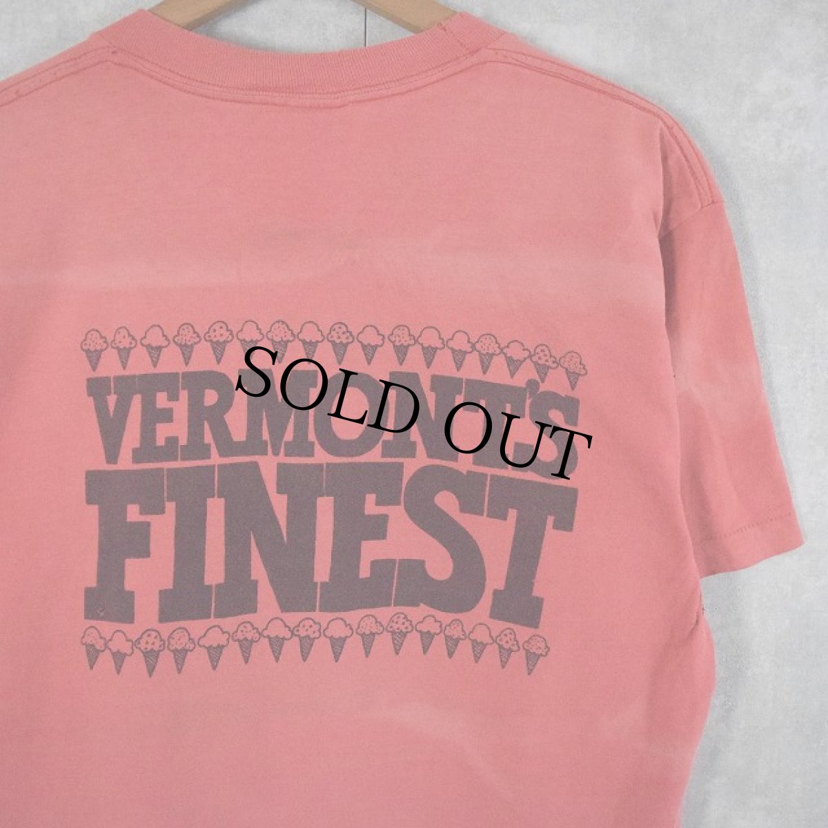 画像2: 80〜90's BEN&JERRY'S USA製 企業プリントTシャツ L (2)