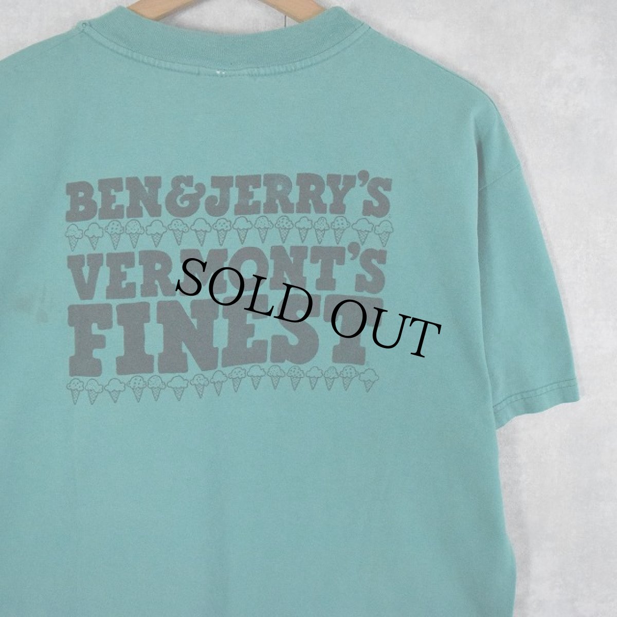 画像2: 90's BEN&JERRY'S 企業プリントTシャツ L (2)