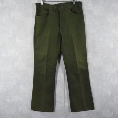 画像1: 80's Levi's "STA-PREST" カツラギ フレアパンツ W34 (1)