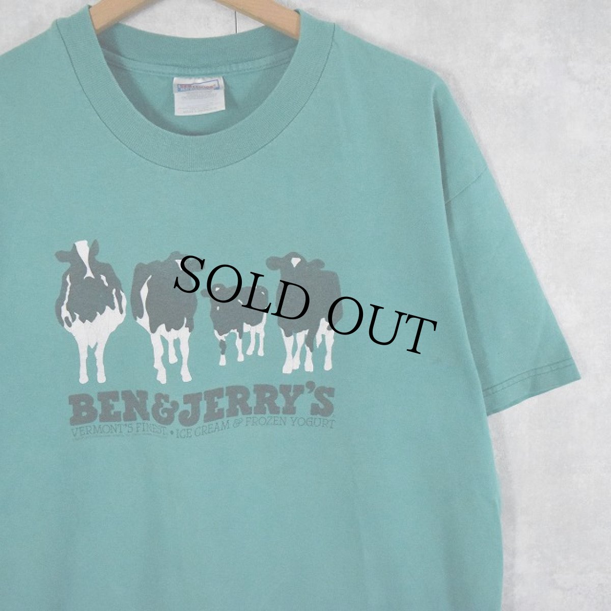 画像1: 90's BEN&JERRY'S 企業プリントTシャツ L (1)