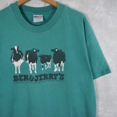 画像1: 90's BEN&JERRY'S 企業プリントTシャツ L (1)