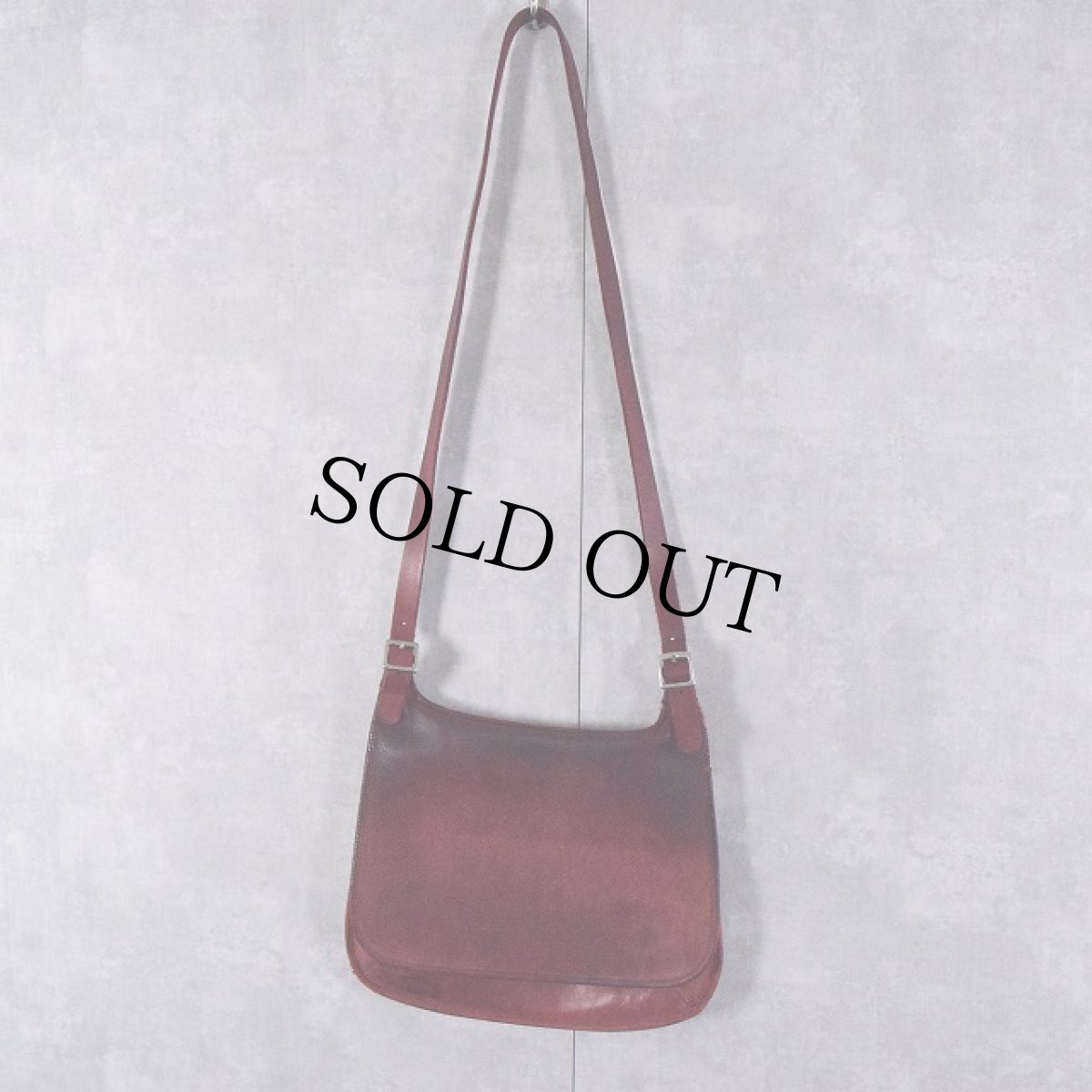 画像2: 90's COACH COSTA RICA製 レザーショルダーバッグ (2)