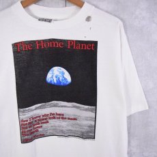 画像1: 【SALE】90's USA製 "The Home Planet" 地球プリントTシャツ XL (1)