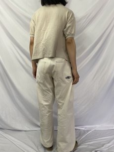 画像4: 60〜70's COUTURIER COLECTION ラインデザイン コットンポロシャツ XL (4)