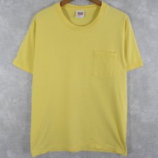 画像1: 90's anvil ポケットTシャツ L (1)