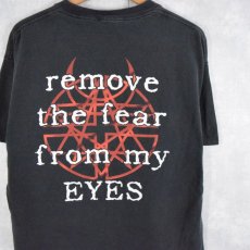 画像2: DISTURBED "remove the fear from my eyes" ヘヴィメタルバンドTシャツ  (2)