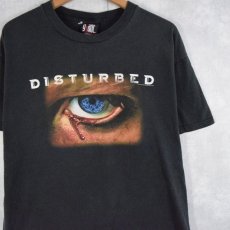 画像1: DISTURBED "remove the fear from my eyes" ヘヴィメタルバンドTシャツ  (1)
