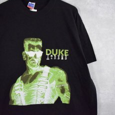 画像1: 90's DUKE XTREME ゲームキャラクタープリントTシャツ XL (1)