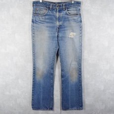 画像1: 70's Levi's 517 "BOOT CUT" フレアデニムパンツ W34 (1)