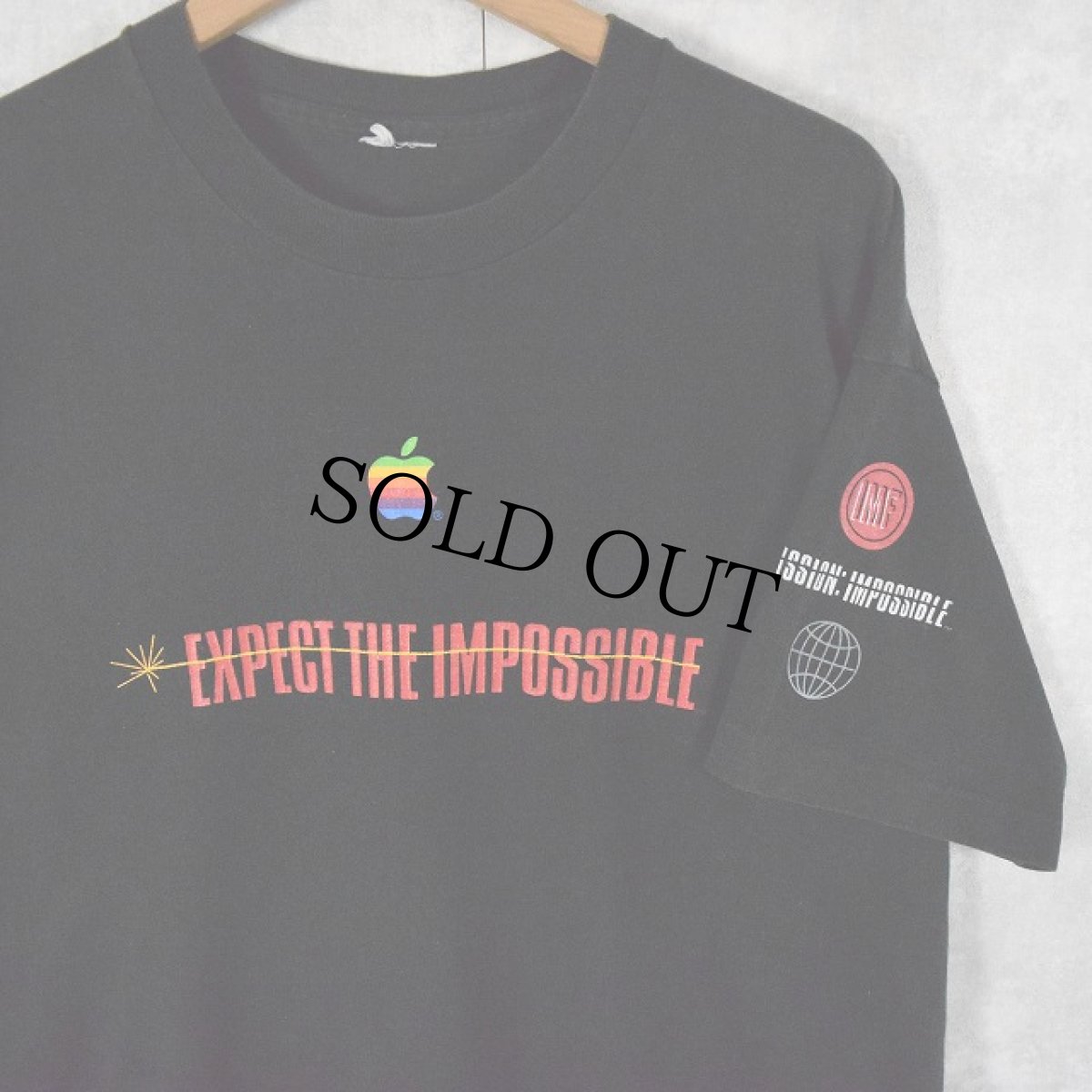 画像2: 90's Apple × MISSION:IMPOSSIBLE "EXPECT THE IMPOSSIBLE" プリントTシャツ (2)