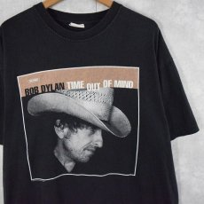 画像1: 90's BOB DYLAN "TIME OUT OF MIND" フォークロックミュージシャン アルバムプリントTシャツ XL (1)