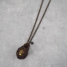 画像1: Afghan jewelry "Gold Ball" ネックレス (1)