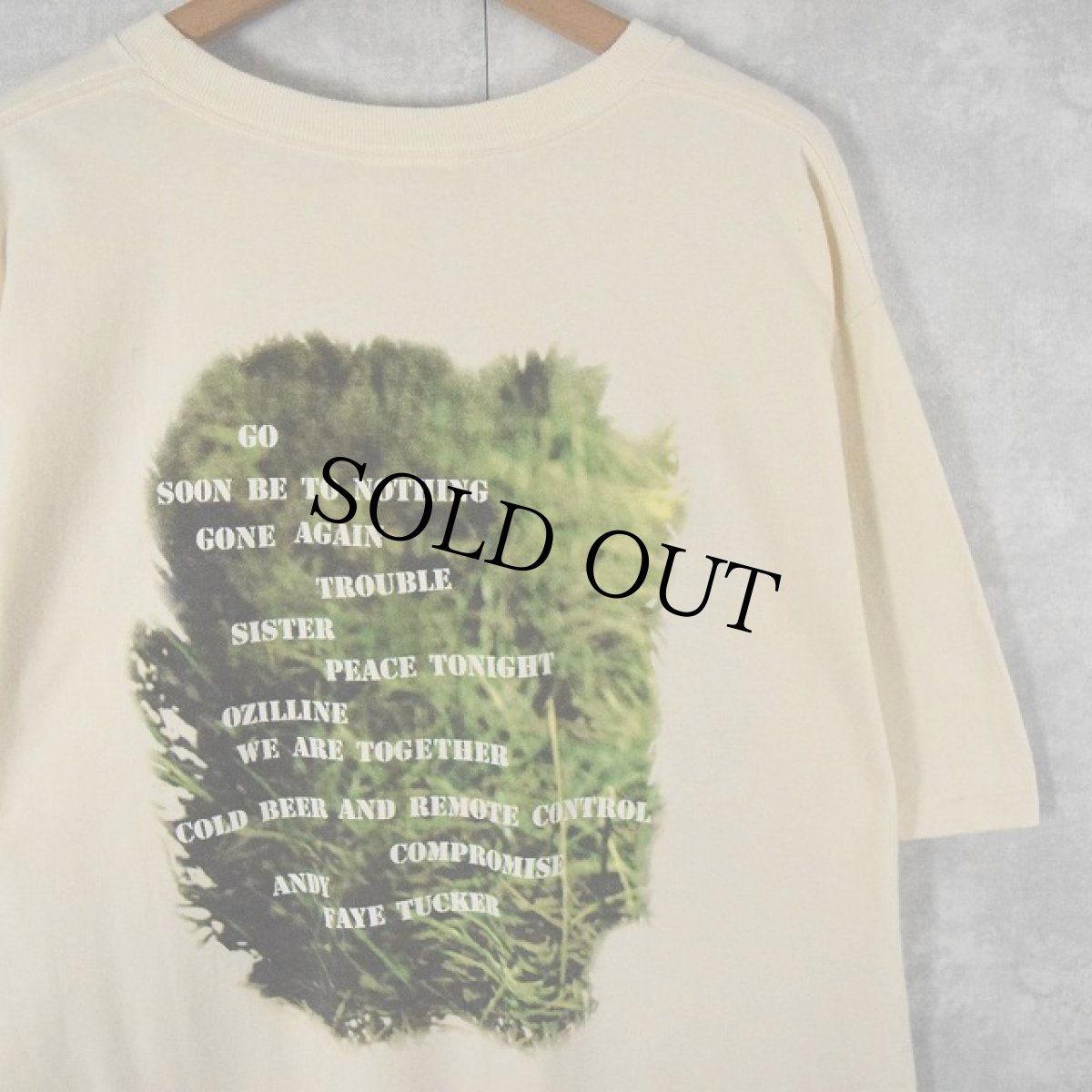 画像2: 90's INDIGO GIRLS "COME ON NOW SOCIAL" フォークロックデュオ Tシャツ XL (2)