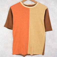 画像1: 70's 切り替えデザイン Tシャツ (1)
