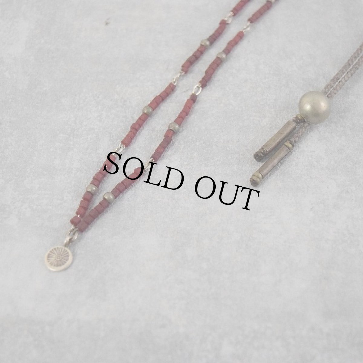 画像1: RORAN "Antique Grass Beads" ネックレス (1)