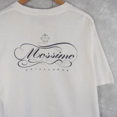 画像1: 90's mossimo USA製 "CHIVALROUS" ロゴプリントTシャツ L (1)
