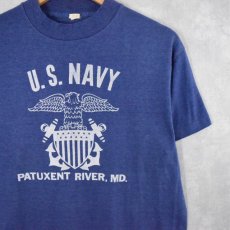 画像1: 70's U.S.NAVY PATUXENT RIVER,MD. プリントTシャツ L (1)