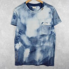 画像1: KAPITAL KOUNTRY 襤褸加工 デザインTシャツ (1)