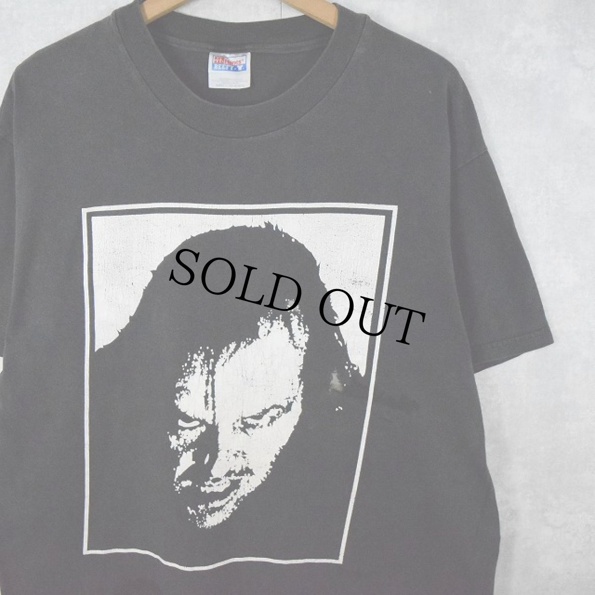画像1: 90's The Shining サイコロジカルホラー映画 プリントTシャツ L (1)
