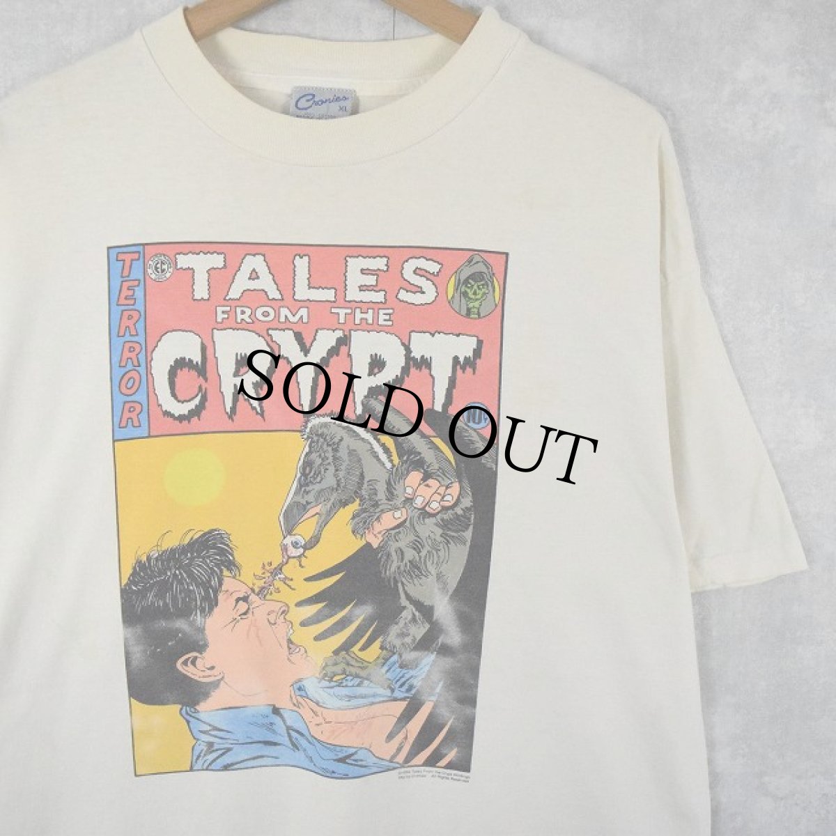 画像1: 90's TALES FROM THE CRYPT USA製 ホラードラマ プリントTシャツ XL (1)