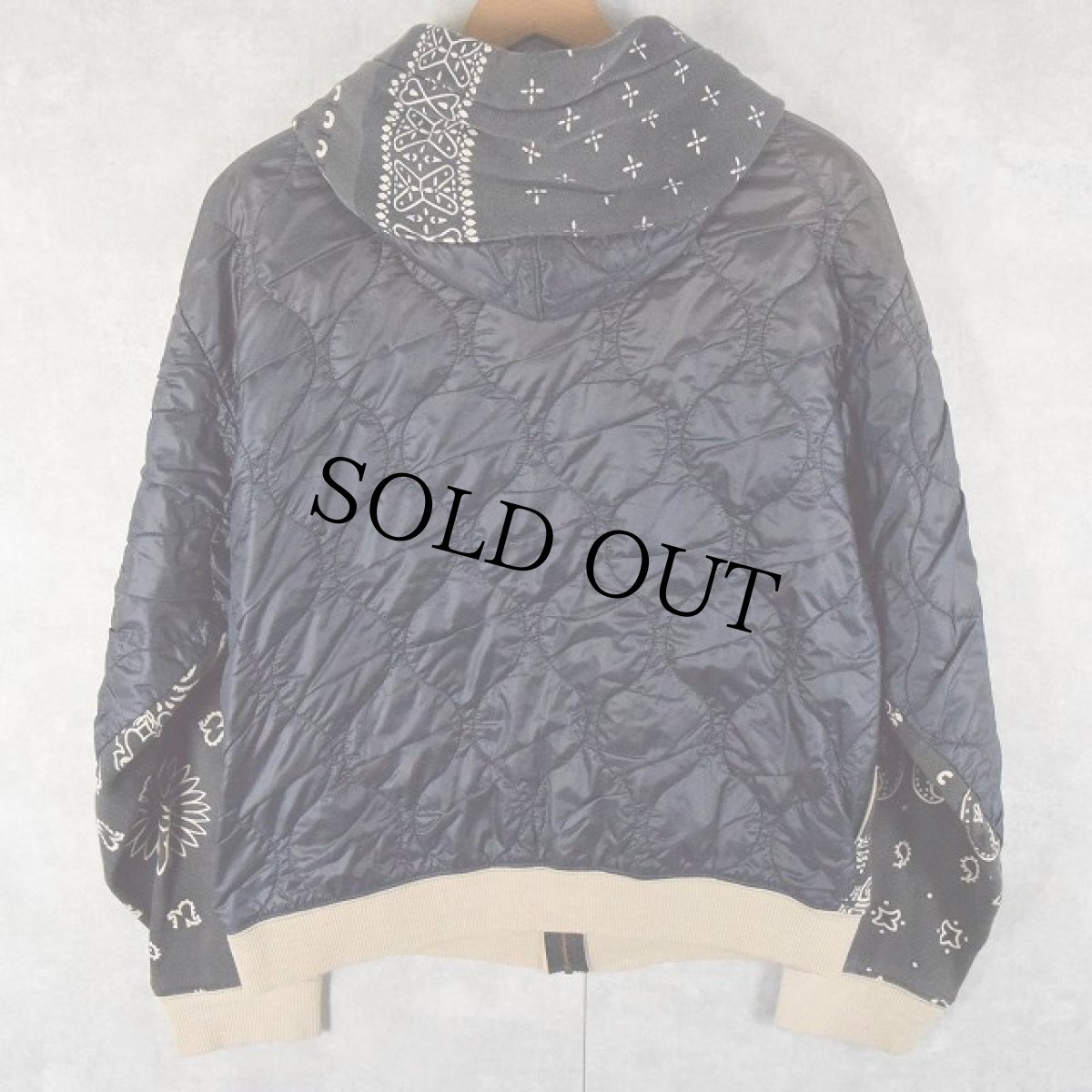 画像2: KAPITAL バンダナ柄 ビバークフードブルゾン M (2)