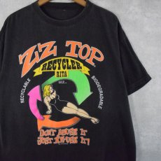 画像1: 90's ZZ Top "Recycler" ロックバンドTシャツ  (1)